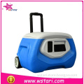 Hard case cooler insulated Cooler Bag,Trolley wheeled rolling refrigerated cooler box bags